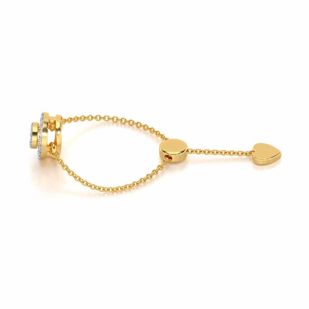 Emily Silver Ring - Yellow Gold - Image 3
