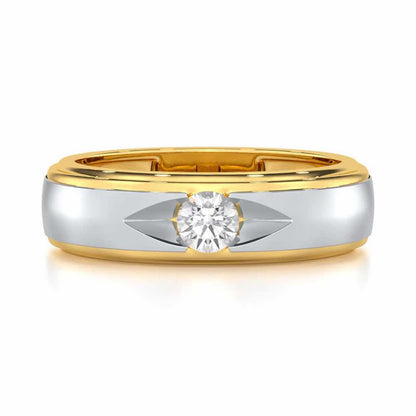 Eminent Stone Men Solitaire Ring - Yellow Gold - Image 4