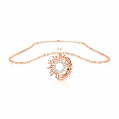 Empress Silver Pendant - Rose Gold - Image 3