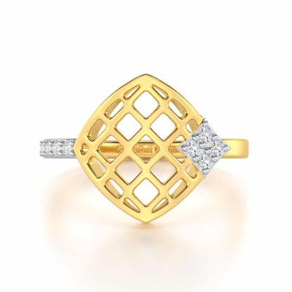 Enchanted Silver Ring - Yellow Gold - Image 4