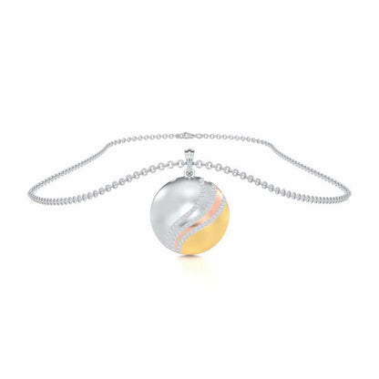 Enchanted Sway Silver Pendant - Yellow Gold - Image 3