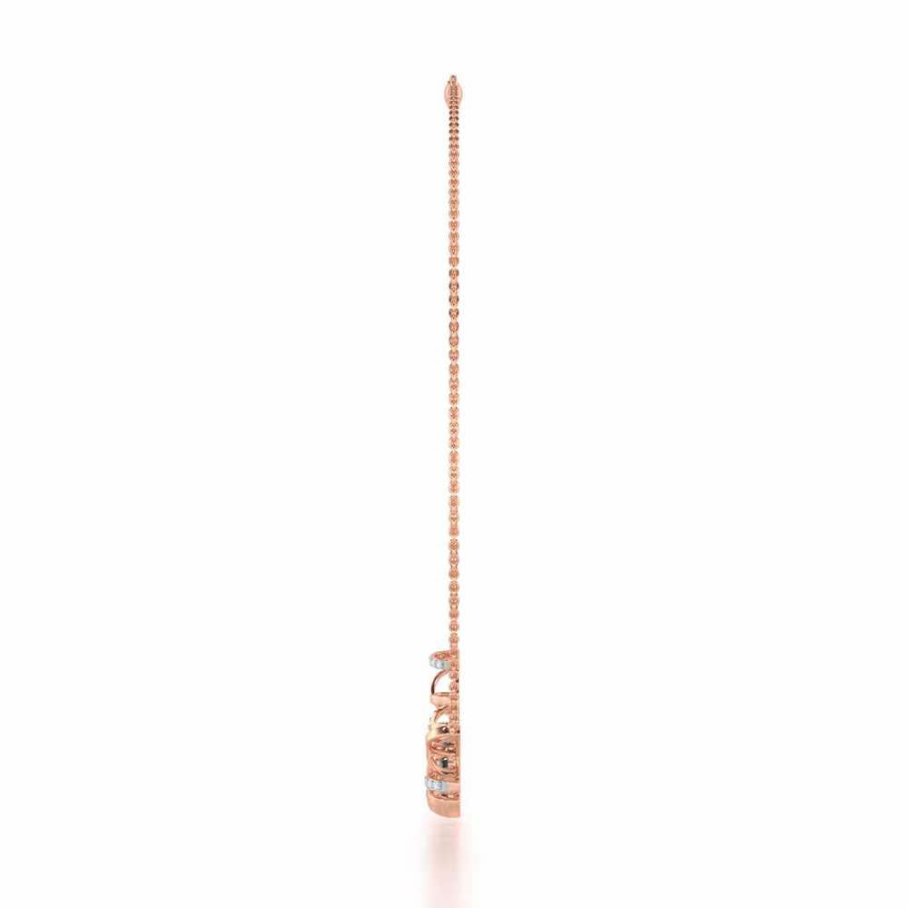 Enchanted Woods Silver Necklace - Rose Gold - Image 4