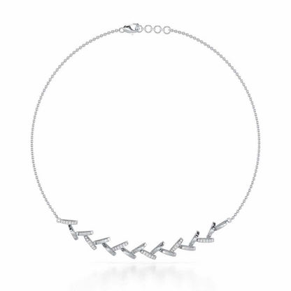 Enchanted Woods Silver Necklace - White Gold - Image 2