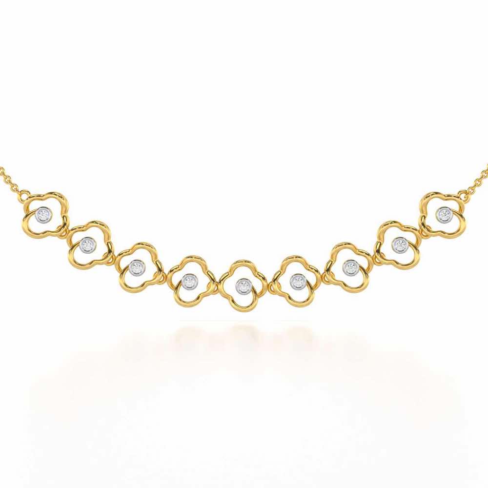 Enchanting Regalia Silver Necklace