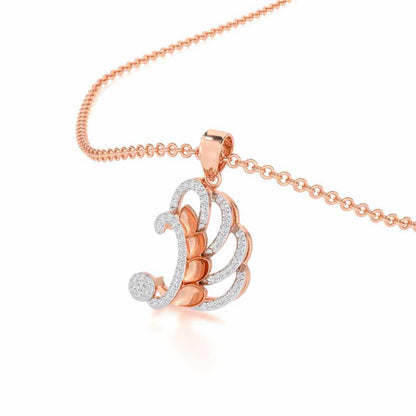 Enchanting Reprise Silver Pendant - Rose Gold - Image 2