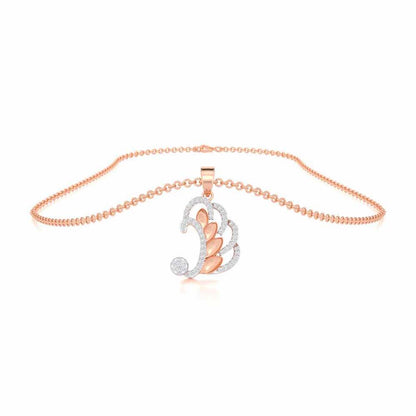 Enchanting Reprise Silver Pendant - Rose Gold - Image 3