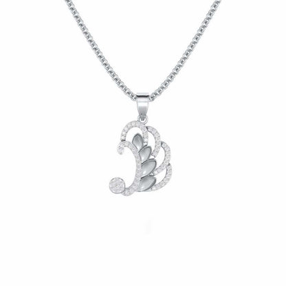 Enchanting Reprise Silver Pendant - White Gold - Image 1