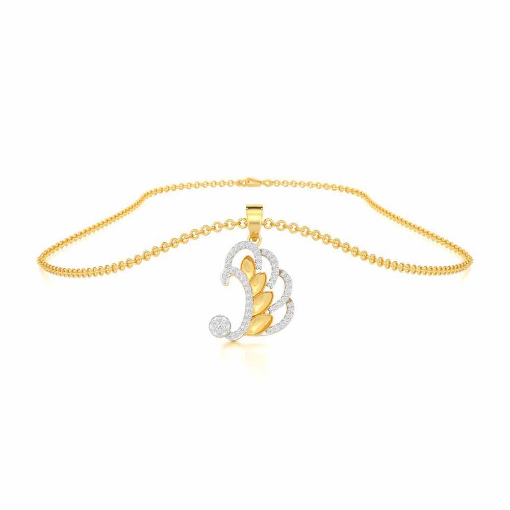Enchanting Reprise Silver Pendant - Yellow Gold - Image 3