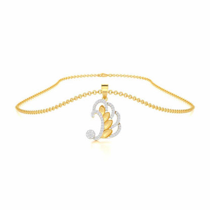 Enchanting Reprise Silver Pendant - Yellow Gold - Image 3