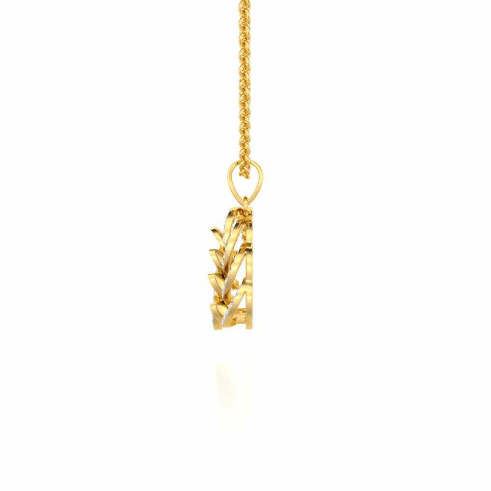Enchanting Reprise Silver Pendant - Yellow Gold - Image 4
