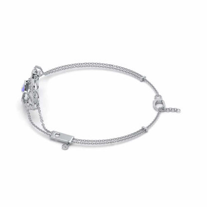 Enchanting Saviour Silver Bracelet - White Gold - Image 3