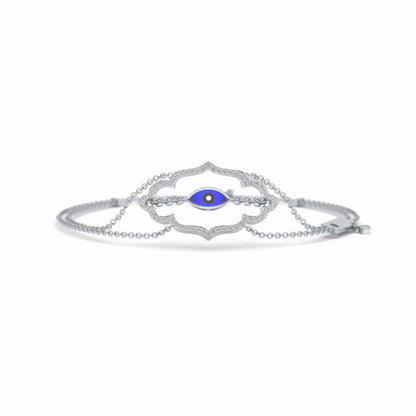 Enchanting Saviour Silver Bracelet - White Gold - Image 5