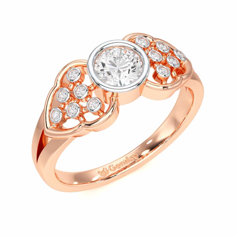 Enchanting Shimmer Solitaire Ring