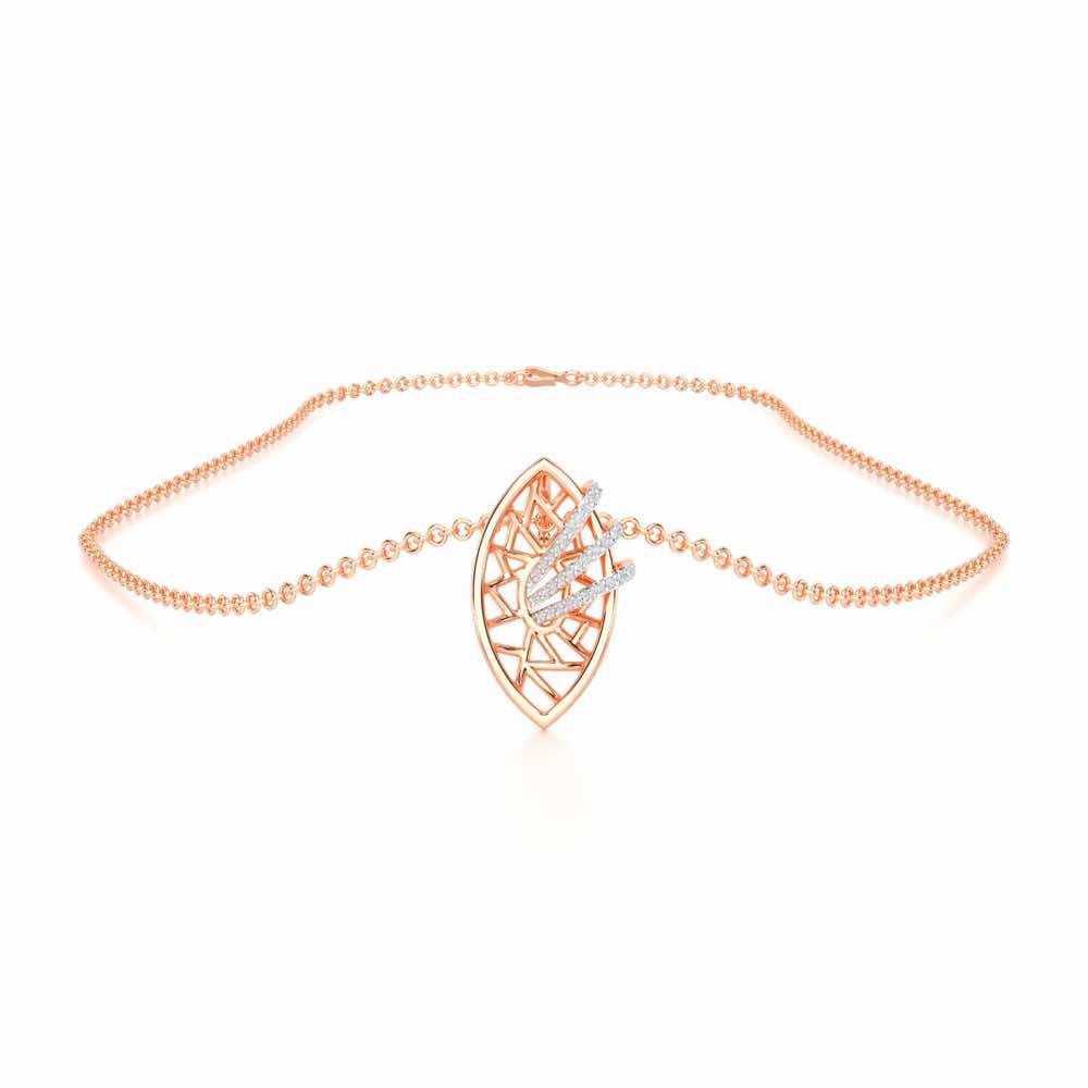 Enchantment Silver Pendant - Rose Gold - Image 3