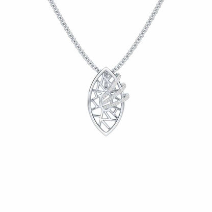 Enchantment Silver Pendant - White Gold - Image 1