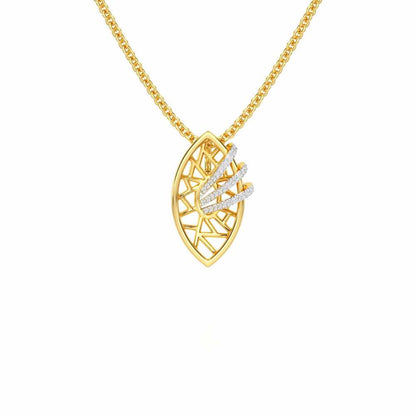 Enchantment Silver Pendant - Yellow Gold - Image 1