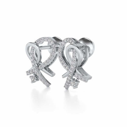 Enchevetrement Silver Studs - White Gold - Image 3