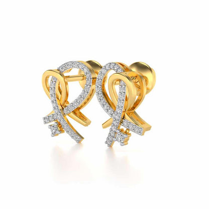 Enchevetrement Silver Studs - Yellow Gold - Image 3