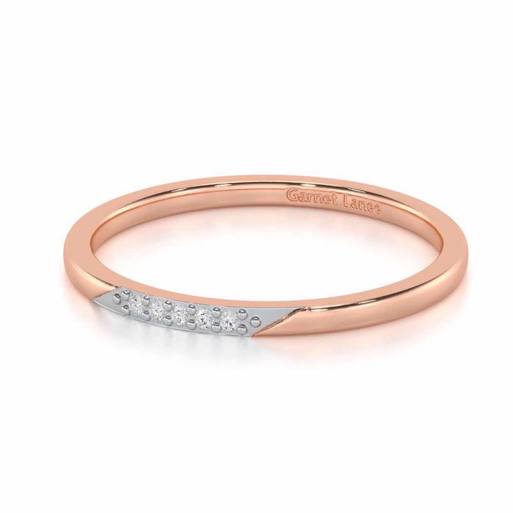 Enigmatic Luster Silver Ring - Rose Gold - Image 2