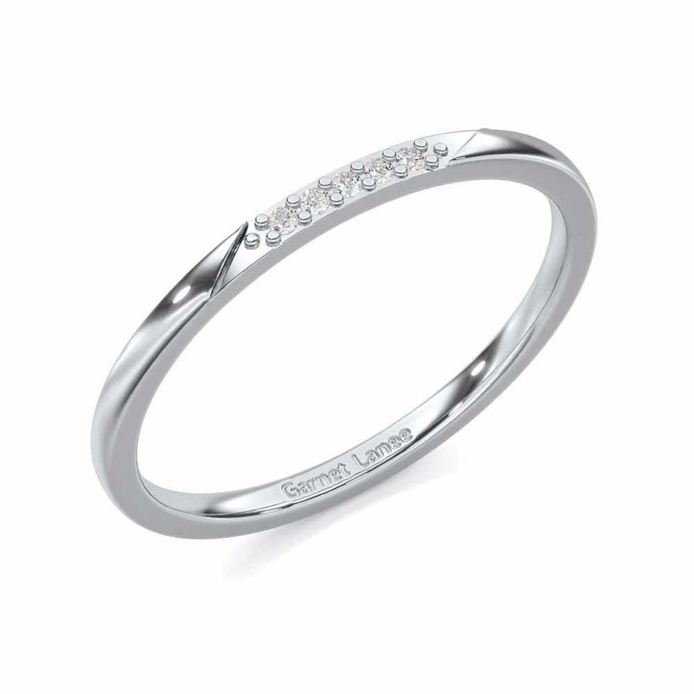 Enigmatic Luster Silver Ring - White Gold - Image 1