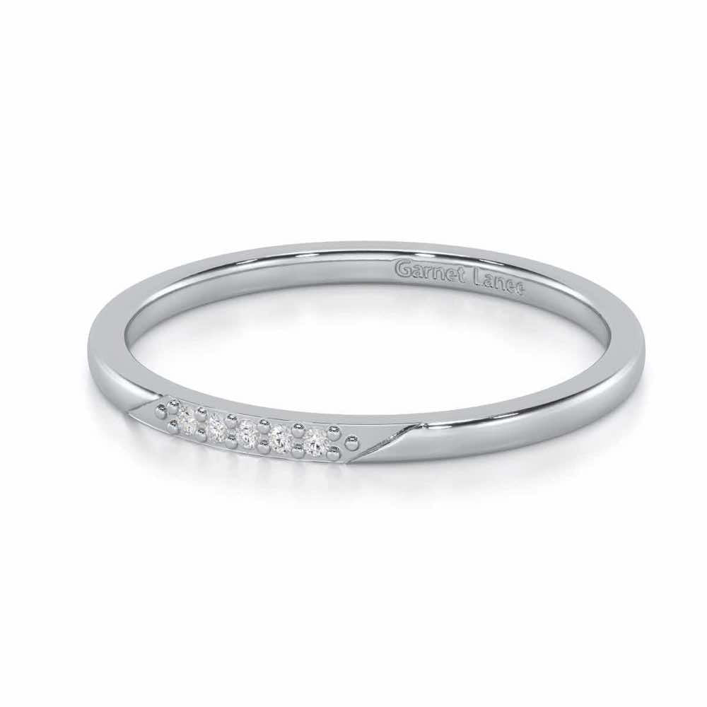 Enigmatic Luster Silver Ring - White Gold - Image 2