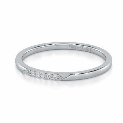 Enigmatic Luster Silver Ring - White Gold - Image 2