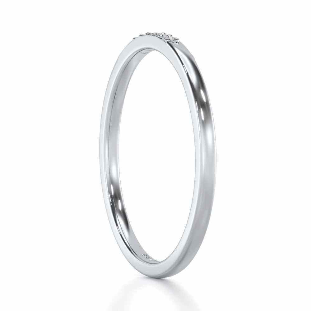Enigmatic Luster Silver Ring - White Gold - Image 3
