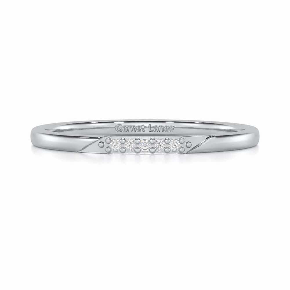 Enigmatic Luster Silver Ring - White Gold - Image 4