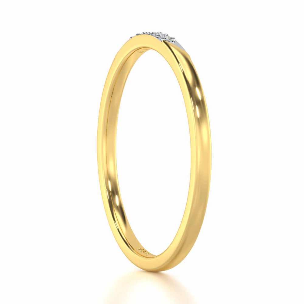 Enigmatic Luster Silver Ring - Yellow Gold - Image 3