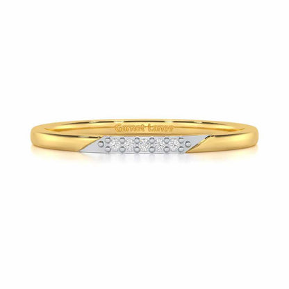 Enigmatic Luster Silver Ring - Yellow Gold - Image 4