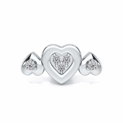 Ensemble Silver Watch Pin - White Gold - Image 2