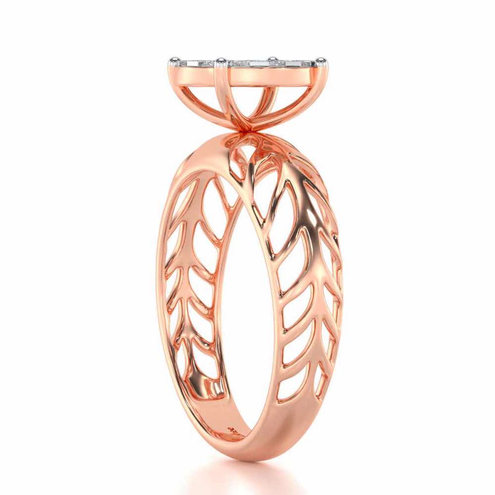 Enshine Silver Ring - Rose Gold - Image 3
