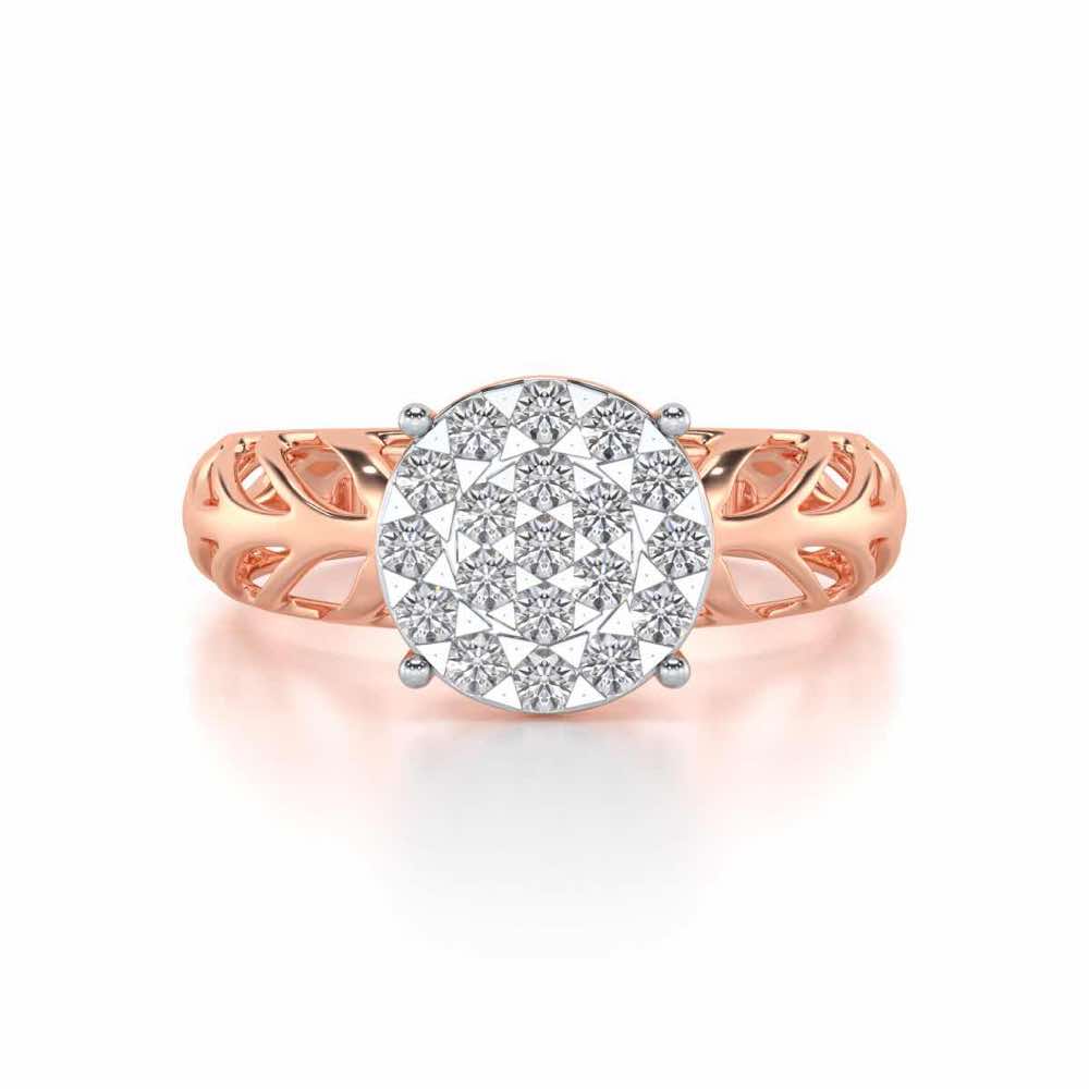 Enshine Silver Ring - Rose Gold - Image 4