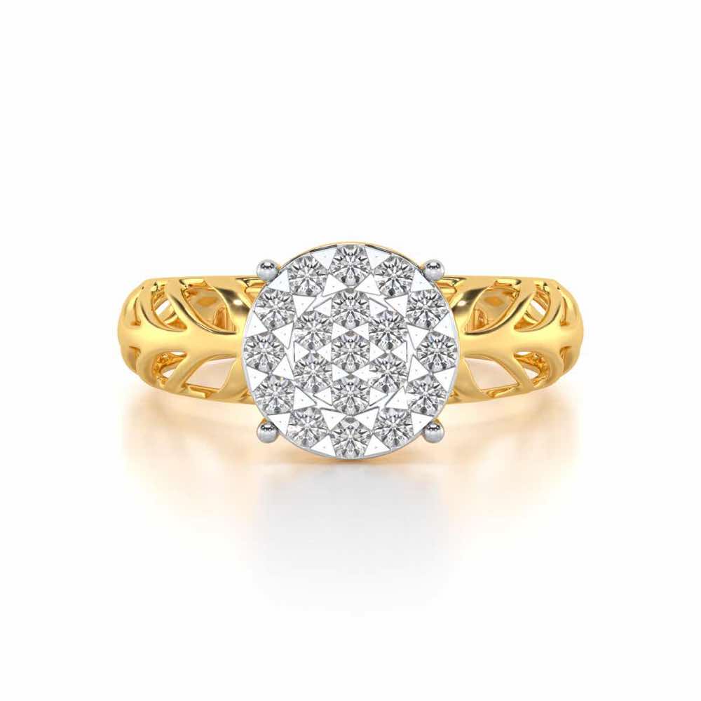 Enshine Silver Ring - Yellow Gold - Image 4