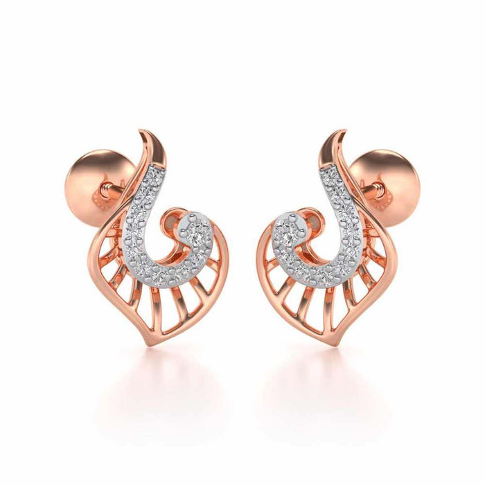 Ensocell Silver Studs - Rose Gold - Image 1
