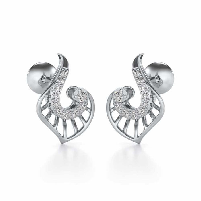 Ensocell Silver Studs - White Gold - Image 1