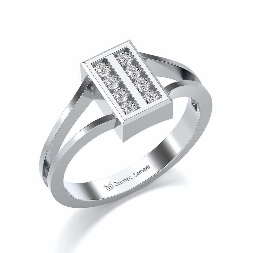 Enticing Ring For Men - White Gold - Image 1