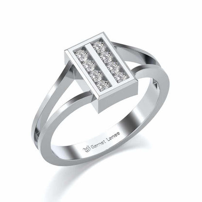 Enticing Ring For Men - White Gold - Image 1