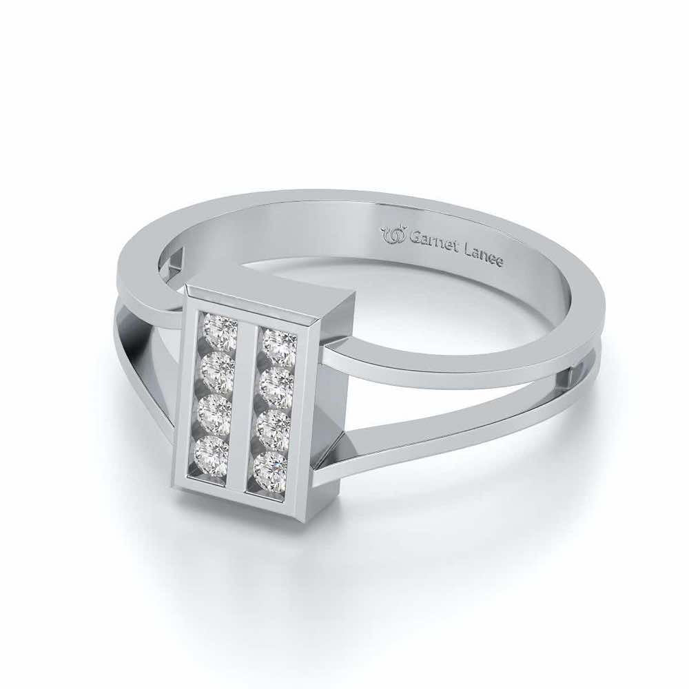 Enticing Ring For Men - White Gold - Image 2