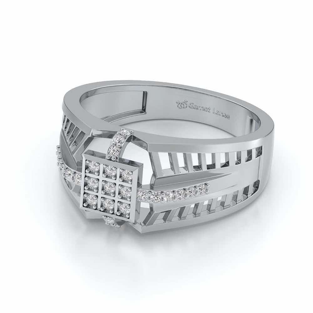 Envision Ring For Men - White Gold - Image 2