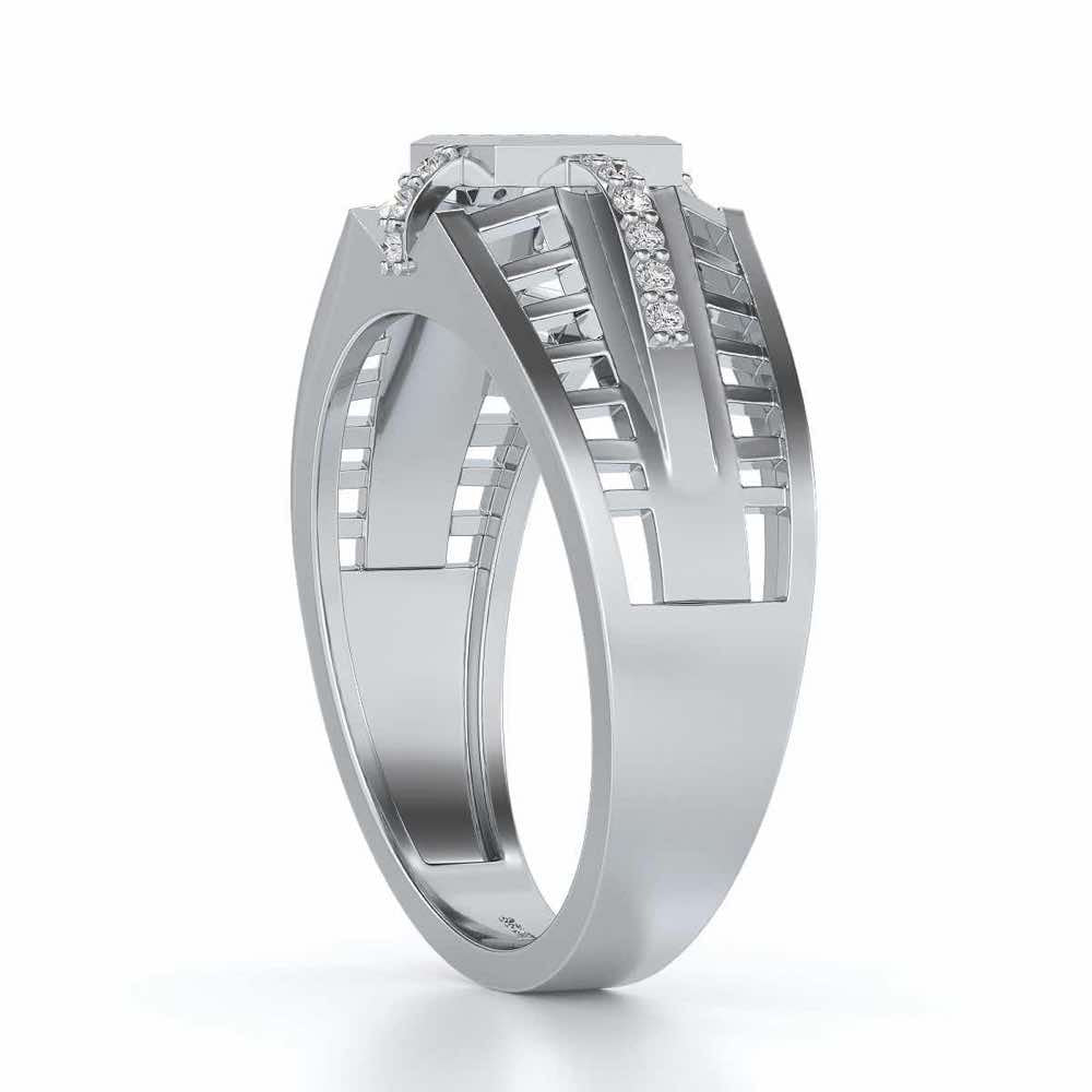 Envision Ring For Men - White Gold - Image 3