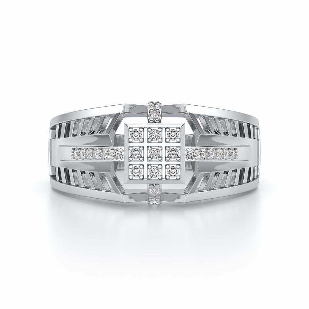 Envision Ring For Men - White Gold - Image 4