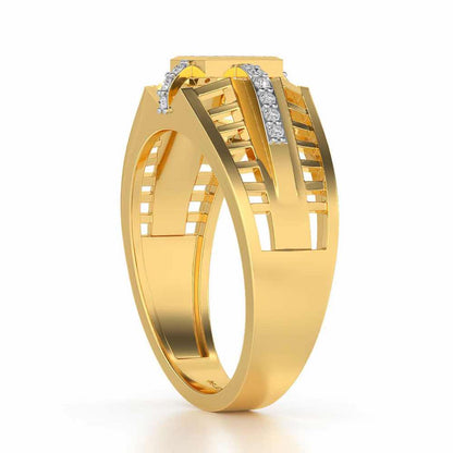 Envision Ring For Men - Yellow Gold - Image 3