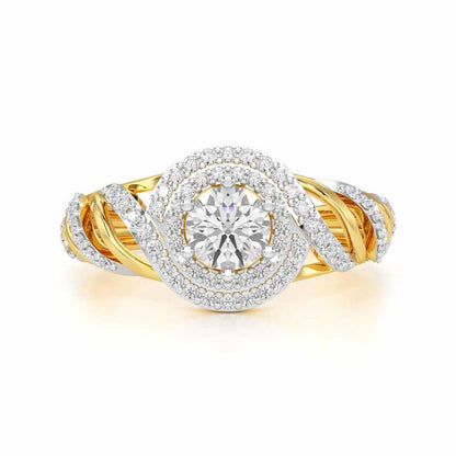 Ephemeral Radiance Solitaire Ring - Yellow Gold - Image 4