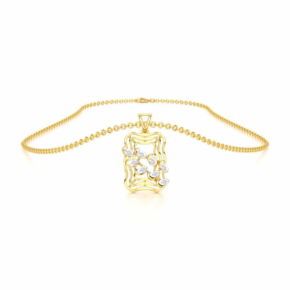 Eternal Charm Silver Pendant - Yellow Gold - Image 3