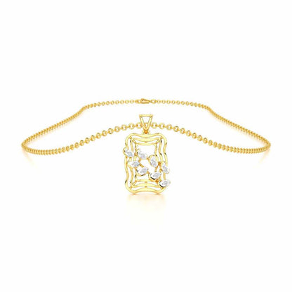 Eternal Charm Silver Pendant - Yellow Gold - Image 3