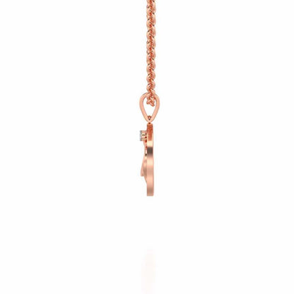 Eternal God Silver Pendant - Rose Gold - Image 3