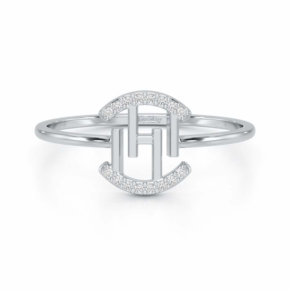 Ethereal Closeness Silver Ring - White Gold - Image 4