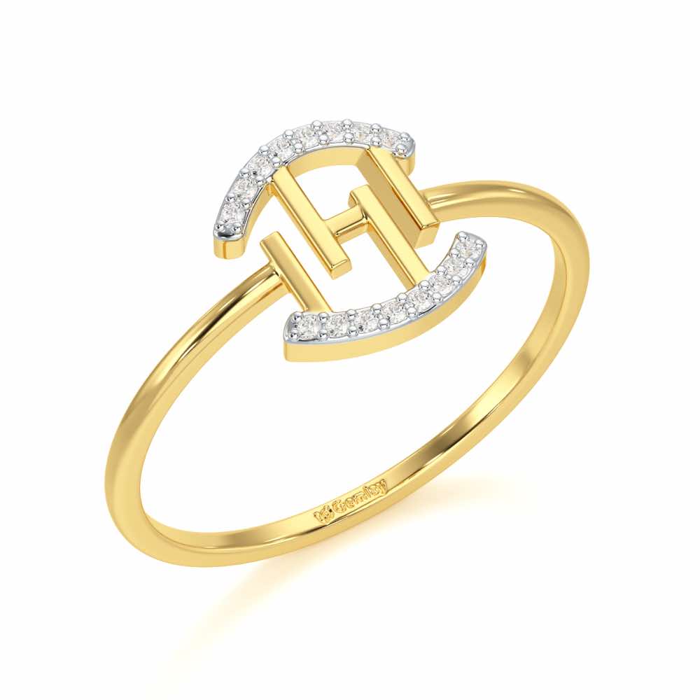 Ethereal Closeness Silver Ring - Yellow Gold - Image 1