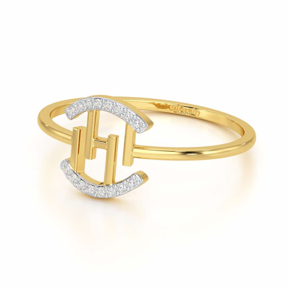 Ethereal Closeness Silver Ring - Yellow Gold - Image 2